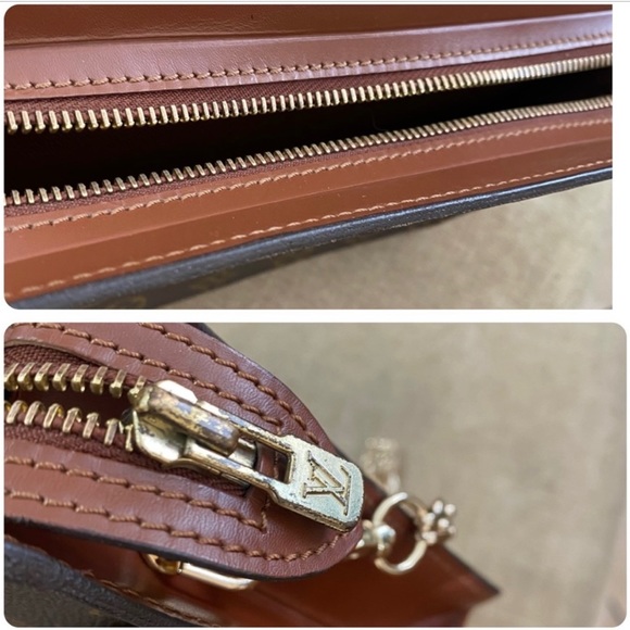 LOUIS VUITTON Monogram Clutch/Shoulder/Crossbody Bag 💼 TH8904 - Picture 6 of 11